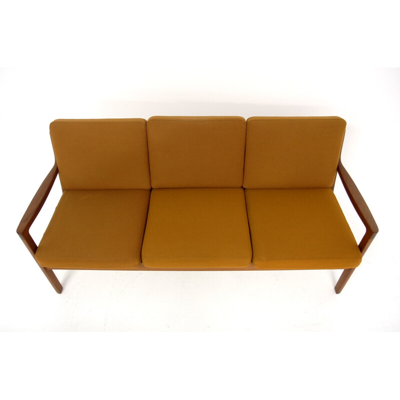 Vintage teak sofa by Ole Wanscher for France & Son, Denmark 1960s