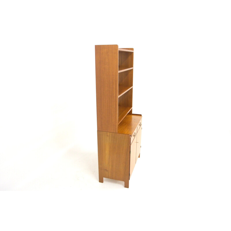 Scandinavian vintage teak bookcase by Tidaholms Möbelfabrik, Sweden 1960