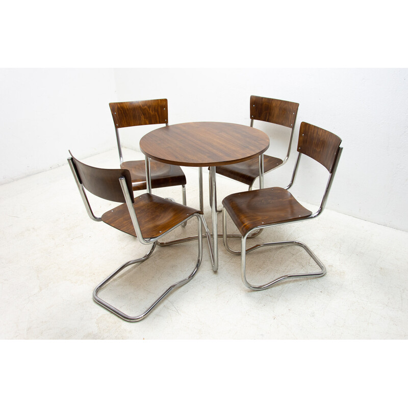 Vintage dining set by Hynek Gottwald, 1930s