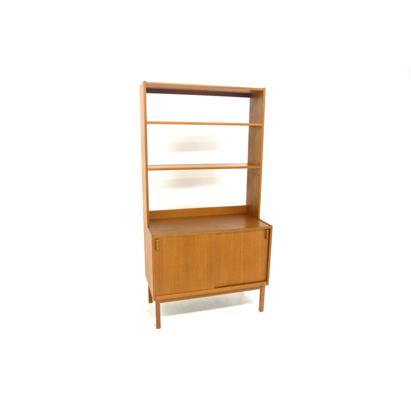 Vintage oakwod bookcase by Bertil Fridhagen for Bodafors, Sweden 1960