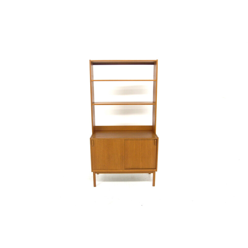 Vintage oakwod bookcase by Bertil Fridhagen for Bodafors, Sweden 1960