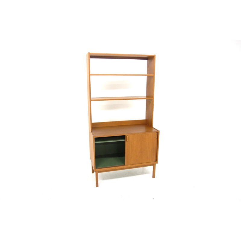 Vintage oakwod bookcase by Bertil Fridhagen for Bodafors, Sweden 1960