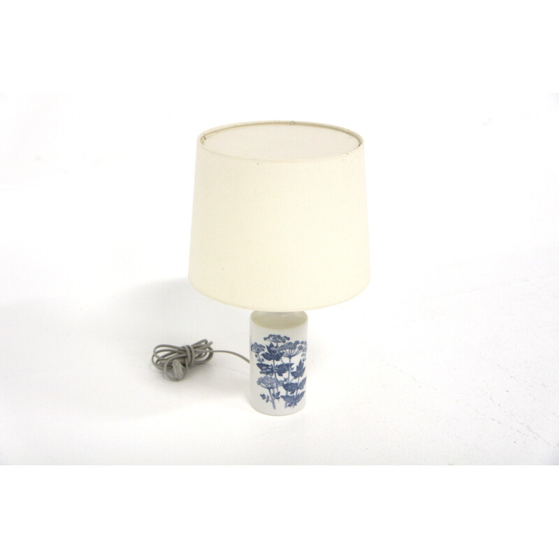 Vintage ceramic table lamp by Fog and Mørup for Royal Copenhagen, Denmark 1970