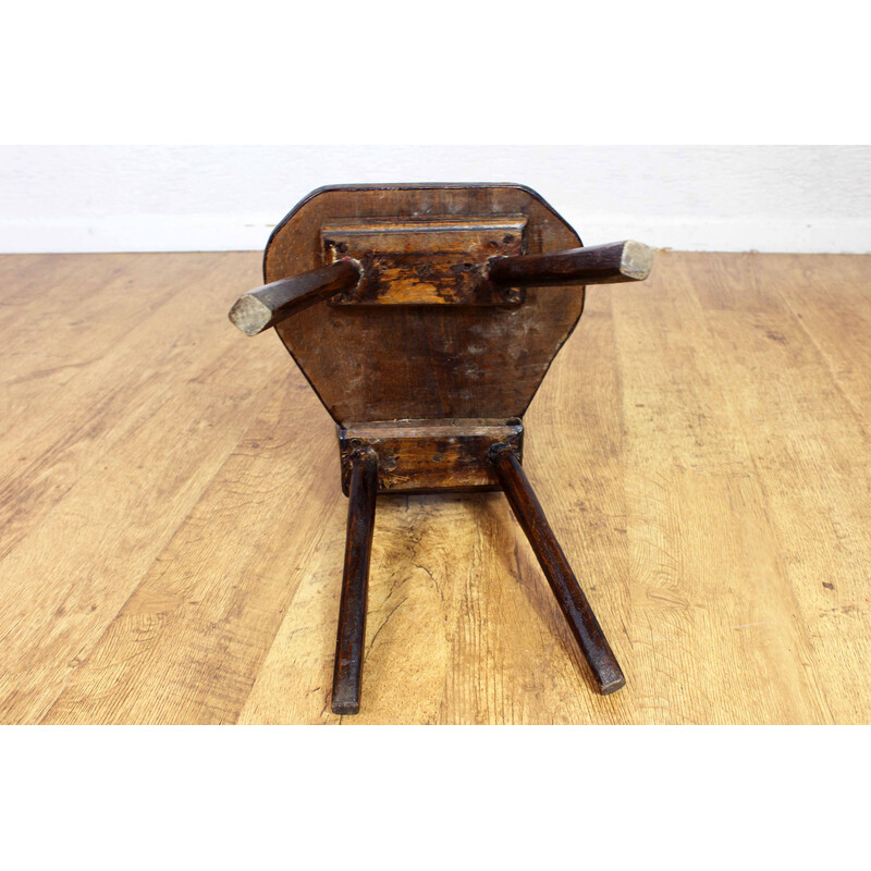 Cadeira de criança de madeira Vintage, 1930