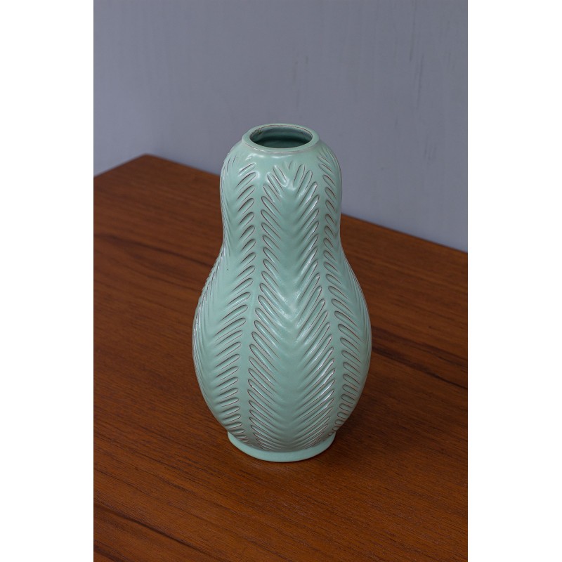 Vintage ceramic vase by Anna-Lisa Thomson for Upsala Ekeby, Sweden 1940s