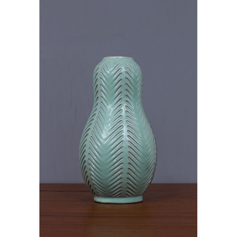 Vintage ceramic vase by Anna-Lisa Thomson for Upsala Ekeby, Sweden 1940s