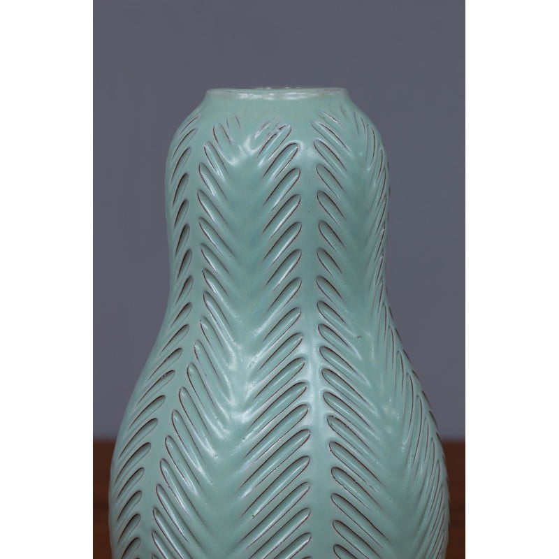 Vintage ceramic vase by Anna-Lisa Thomson for Upsala Ekeby, Sweden 1940s