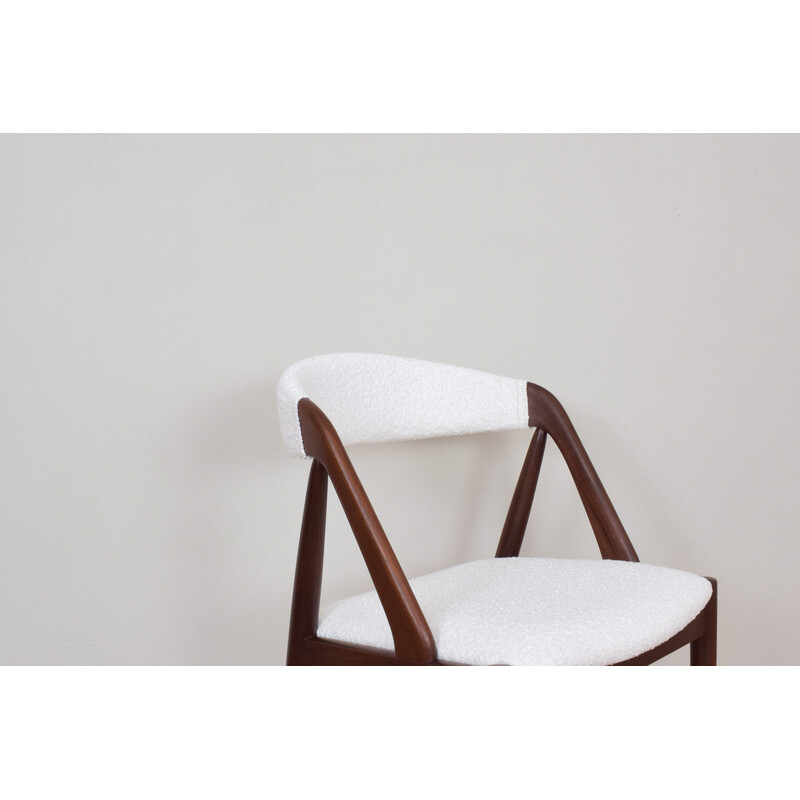 Set van 4 vintage teakhouten stoelen van Kai Kristiansen voor Schou Andersen, jaren 1960