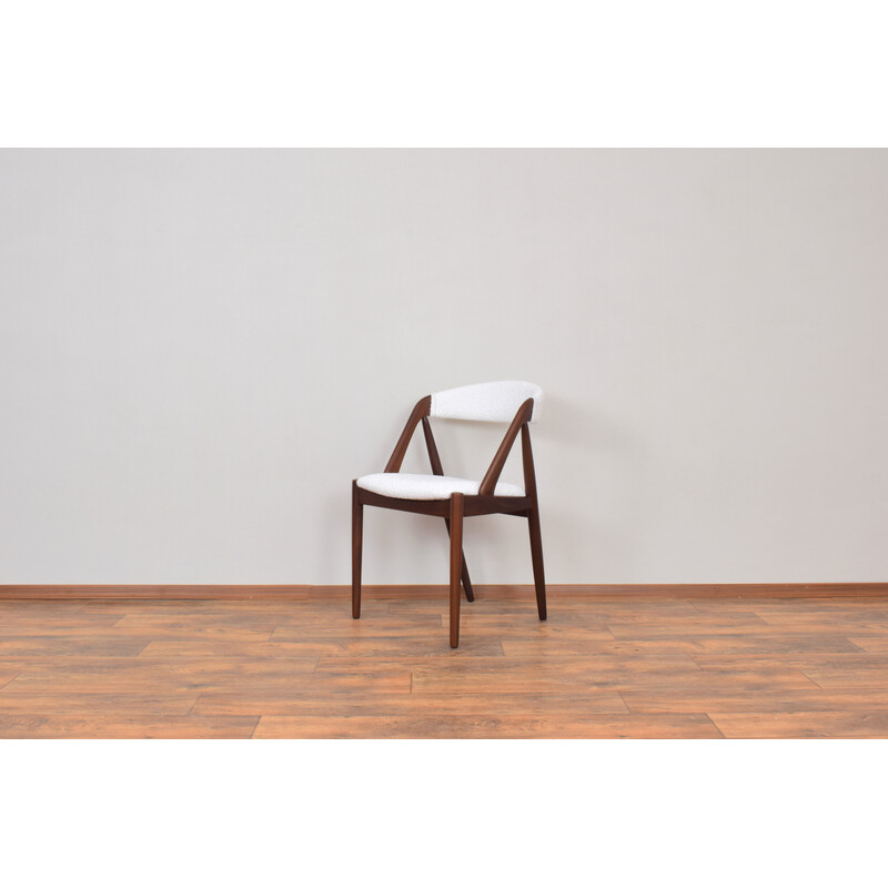 Conjunto de 4 cadeiras de teca vintage de Kai Kristiansen para Schou Andersen, década de 1960