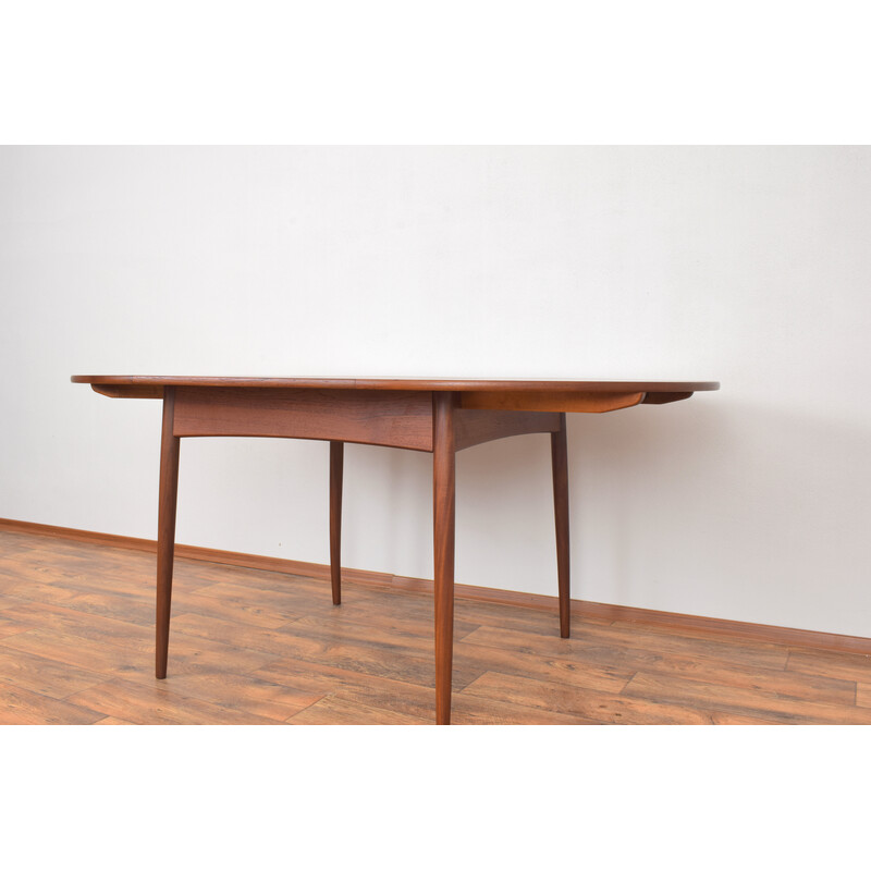 Mid-Century Danish teak extendable dining table by Elsteds Mobelfabrik Agerbaek, 1960s