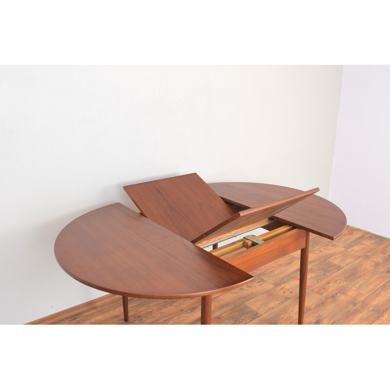 Mid-Century Danish teak extendable dining table by Elsteds Mobelfabrik Agerbaek, 1960s