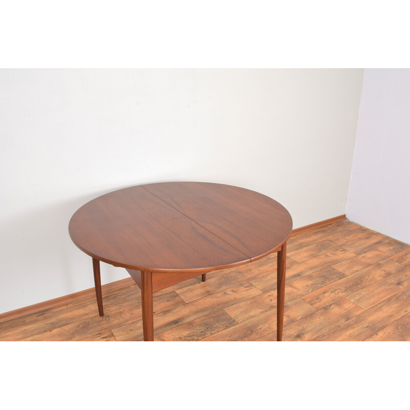 Mid-Century Danish teak extendable dining table by Elsteds Mobelfabrik Agerbaek, 1960s