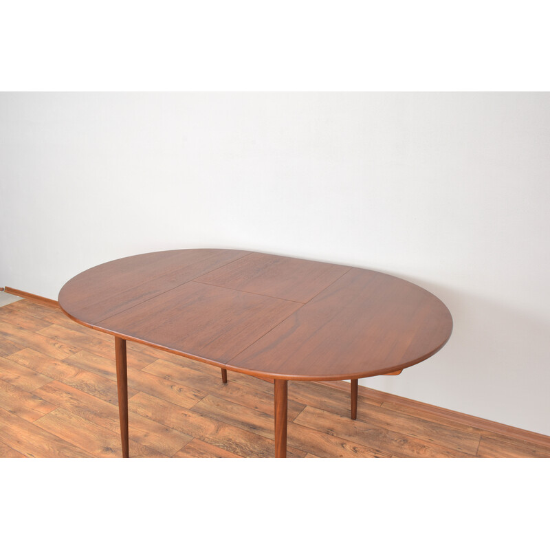 Mid-Century Danish teak extendable dining table by Elsteds Mobelfabrik Agerbaek, 1960s