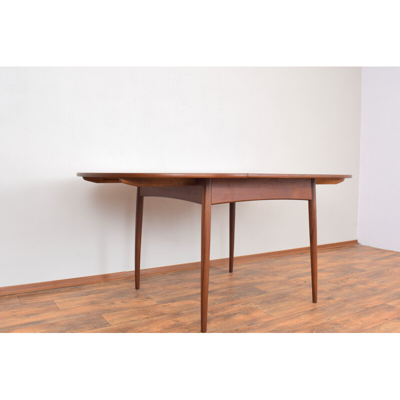 Mesa de comedor extensible danesa de teca de mediados de siglo de Elsteds Mobelfabrik Agerbaek, 1960