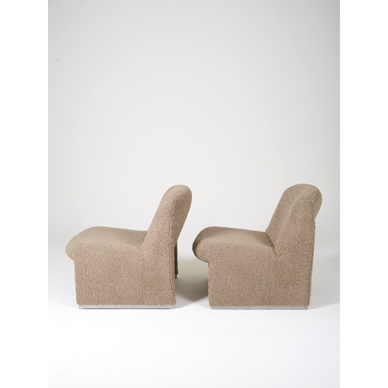 Pair of vintage Alky armchairs by Giancarlo Piretti for Artifort, 1970