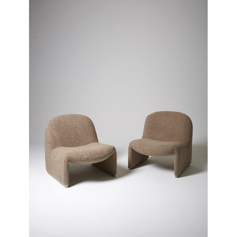 Pair of vintage Alky armchairs by Giancarlo Piretti for Artifort, 1970