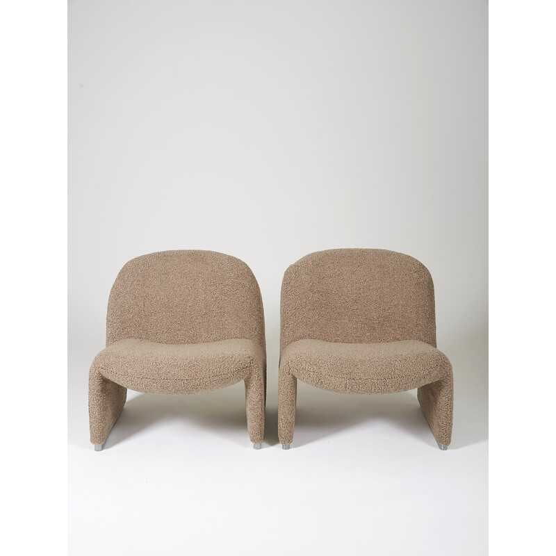 Pair of vintage Alky armchairs by Giancarlo Piretti for Artifort, 1970