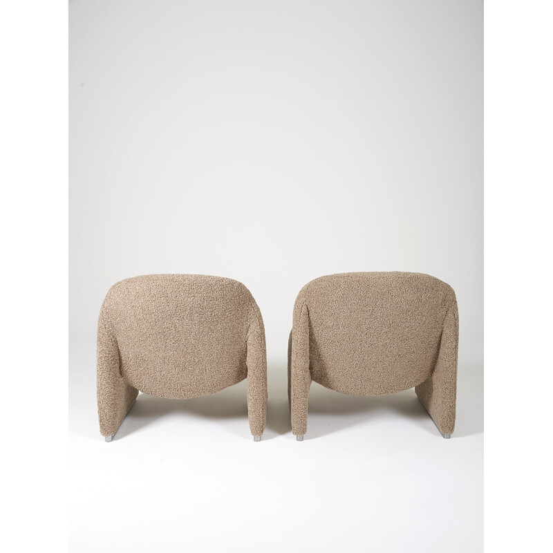 Pair of vintage Alky armchairs by Giancarlo Piretti for Artifort, 1970