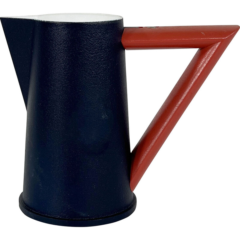 Vintage aluminum "Accademia" milk jug by Ettore Sottsass for Lagostina, 1980s