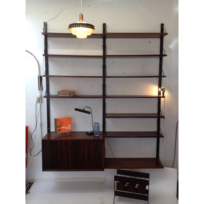 Rosewood Royal System Wall Unit by Poul Cadovius - 1960s