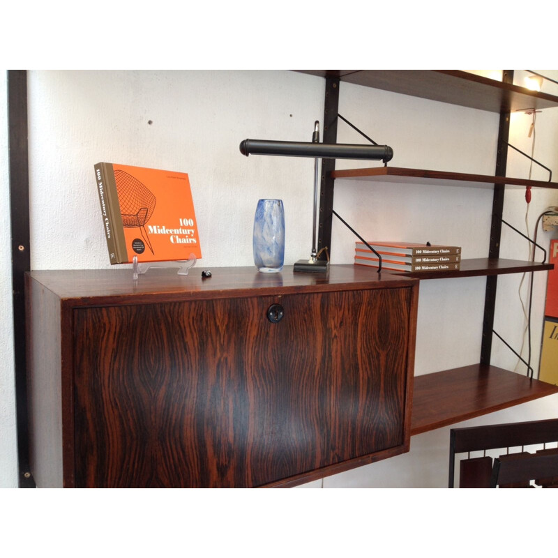 Rosewood Royal System Wall Unit by Poul Cadovius - 1960s