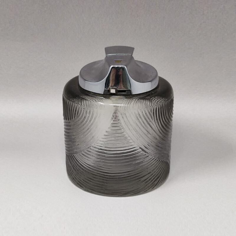 Vintage table lighter by Sergio Asti for Arnolfo di Cambio, Italy 1970s