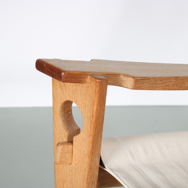 Cadeira de balanço Vintage "Keyhole" de Hans J. Wegner para Getama, Dinamarca Anos 60