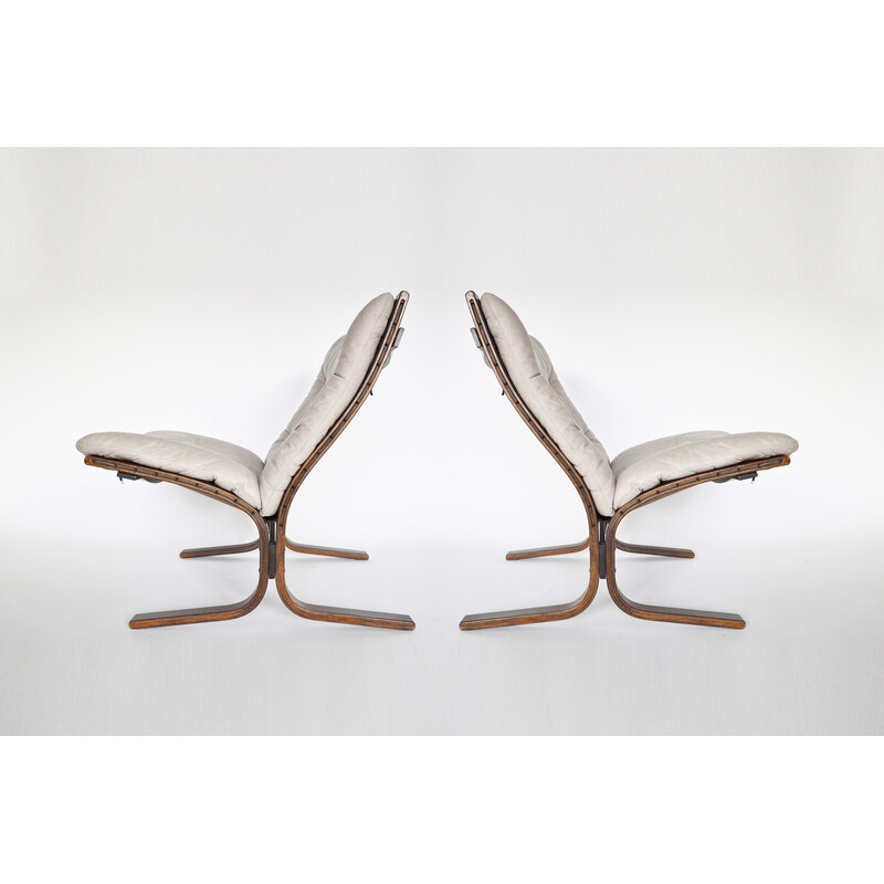 Pareja de sillones Siesta vintage de Ingmar Relling para Westnofa, años 60