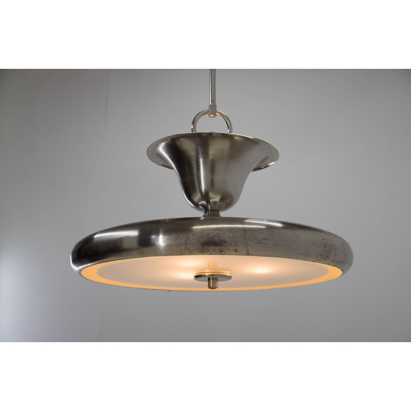 Vintage Bauhaus chandelier by Ias, 1920s