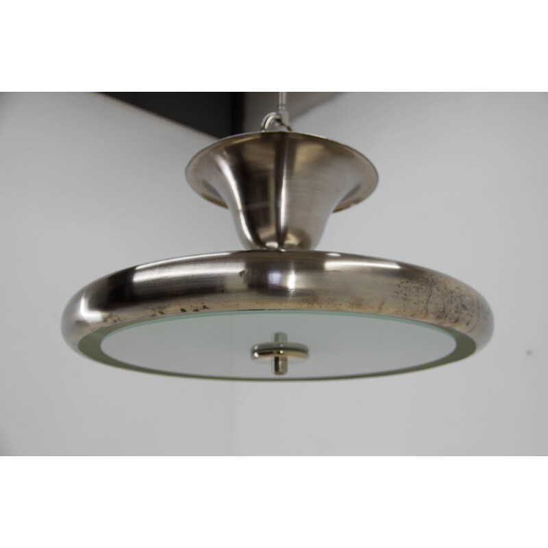 Vintage Bauhaus chandelier by Ias, 1920s