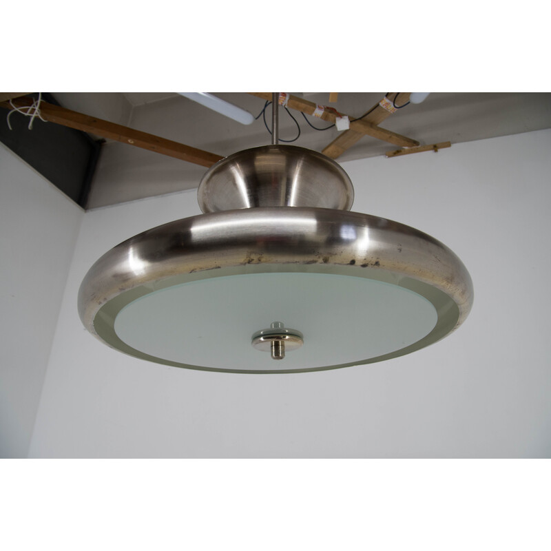 Vintage Bauhaus chandelier by Ias, 1920s