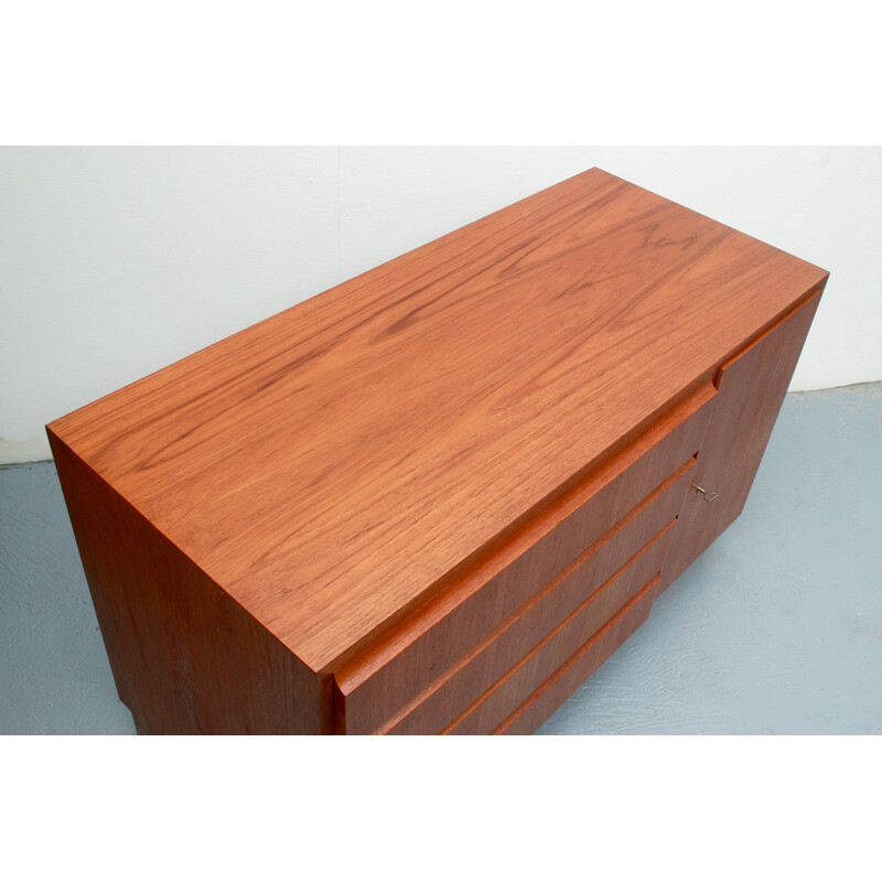 Vintage sidebaord in teak by Erich Stratmann for Idee-Möbel, 1960s