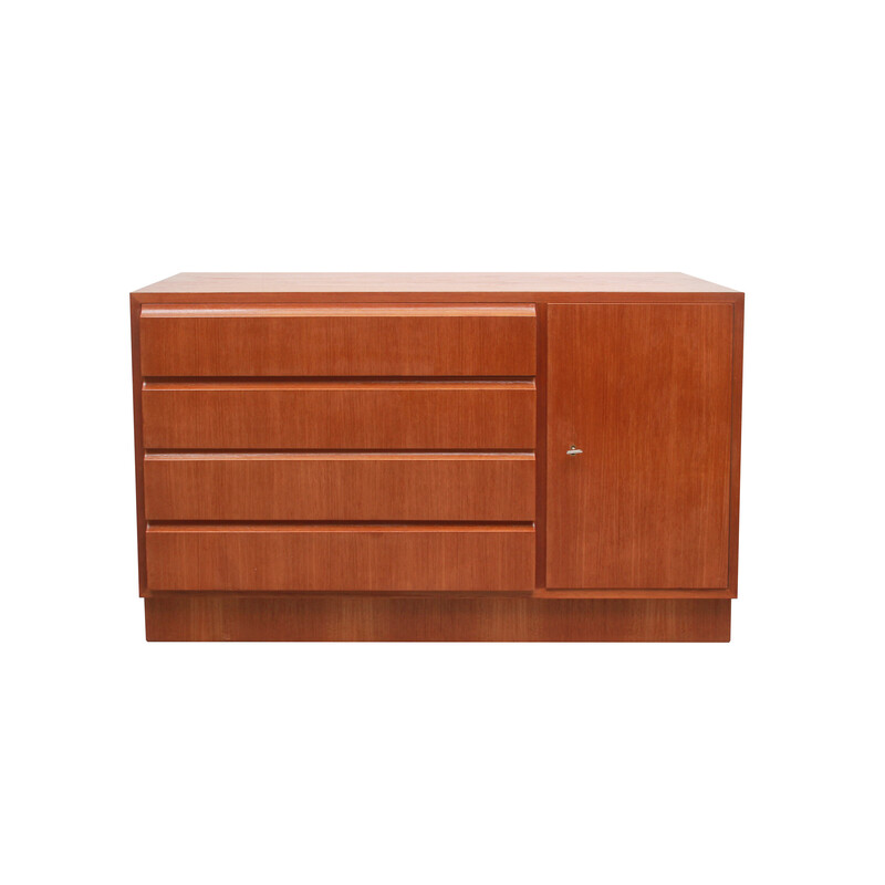 Vintage sidebaord in teak van Erich Stratmann voor Idee-Möbel, 1960