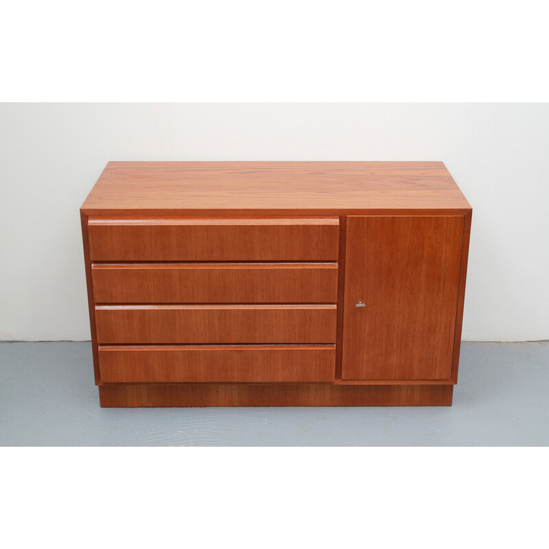 Sidebaord vintage in teak di Erich Stratmann per Idee-Möbel, 1960