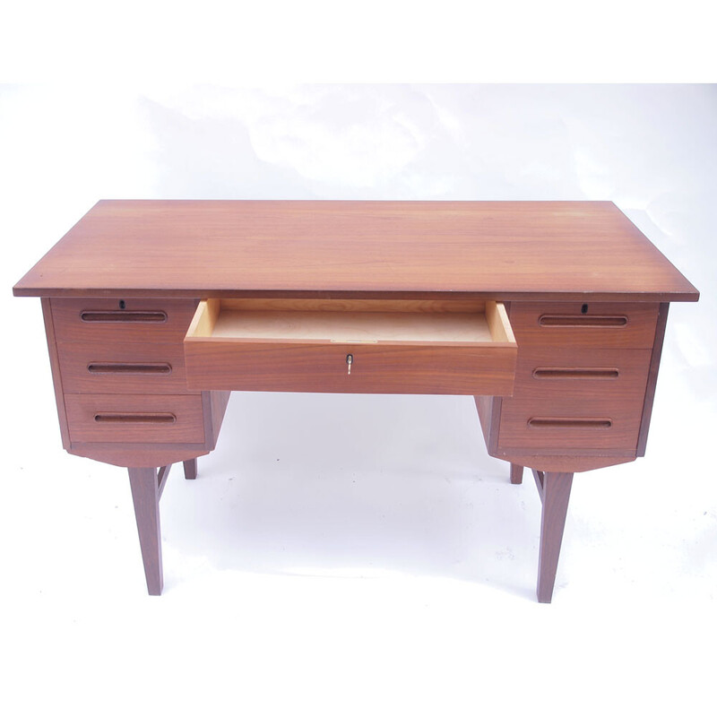 Scandinavian vintage teak desk, 1950-1960