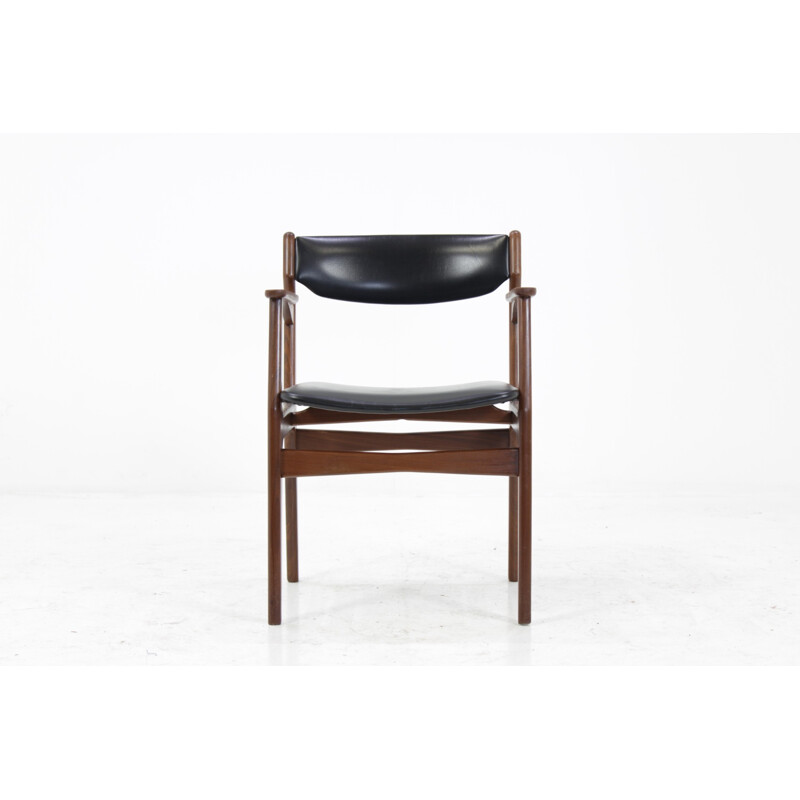 Danish teak chair with arms - 1960s