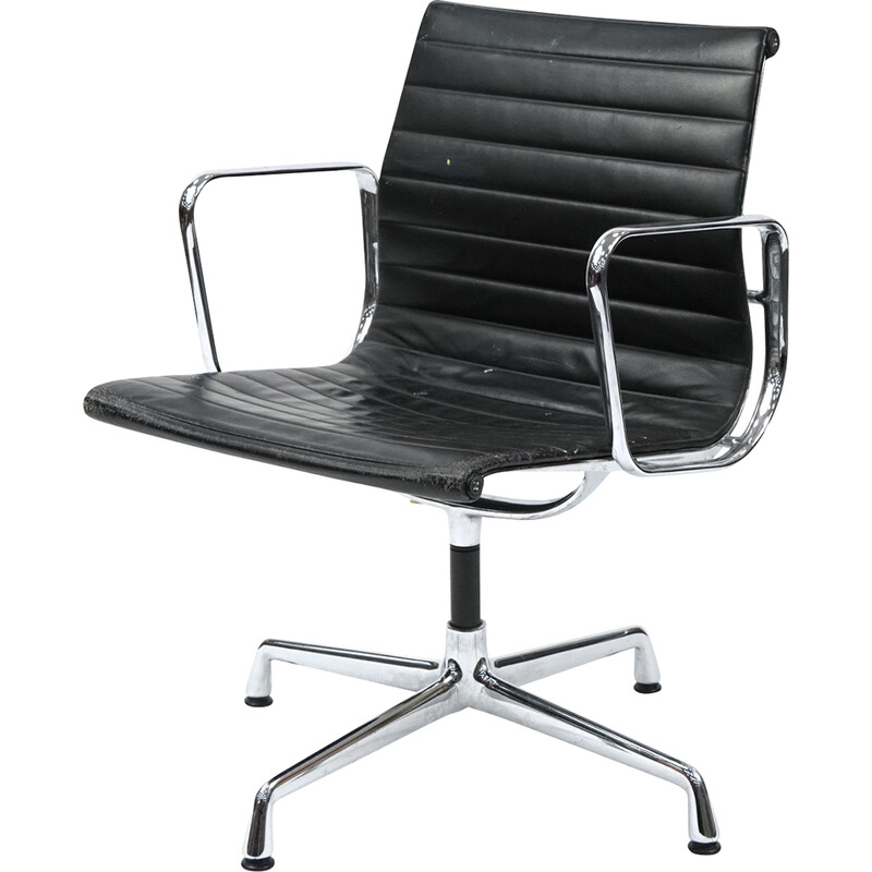 Poltrona girevole vintage Ea108 di Charles e Ray Eames per Vitra, anni 1967