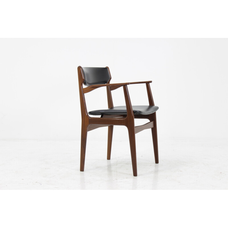 Danish teak chair with arms - 1960s