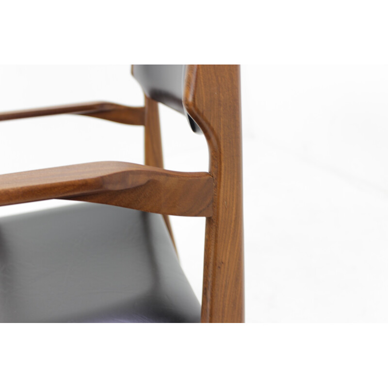 Danish teak chair with arms - 1960s