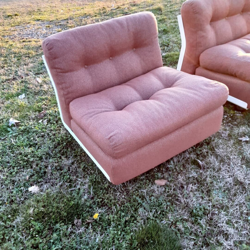 Pair of vintage Amanta armchairs by Mario Bellin for C&B, 1966s