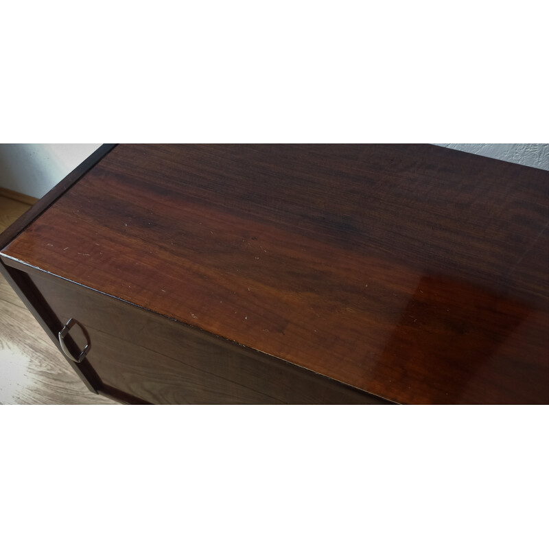 Vintage wooden lowboard, 1970s