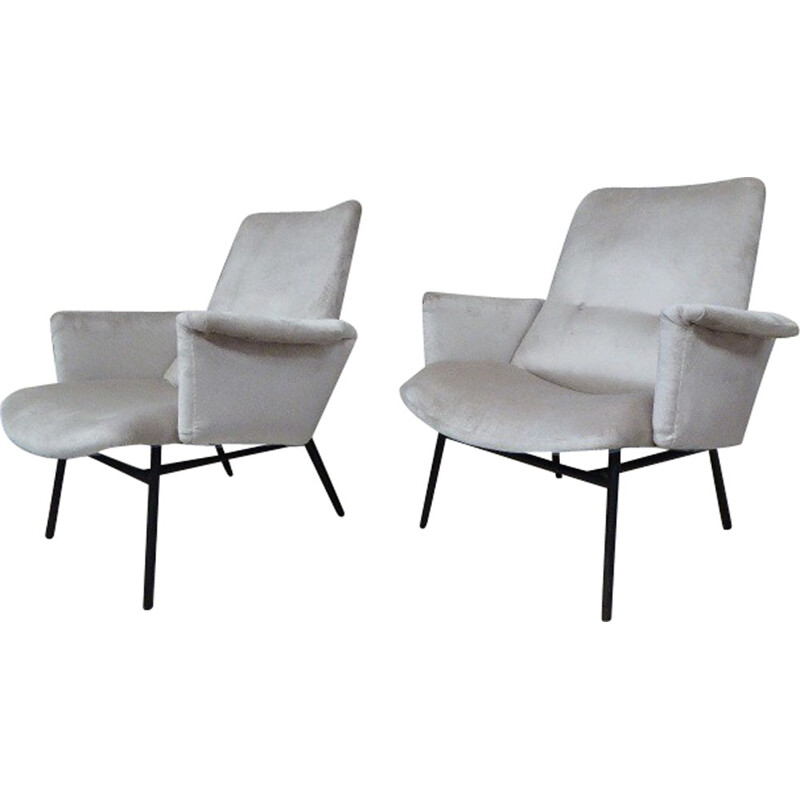 Pair of SK 660 armchairs by Pierre Guariche - 1950s