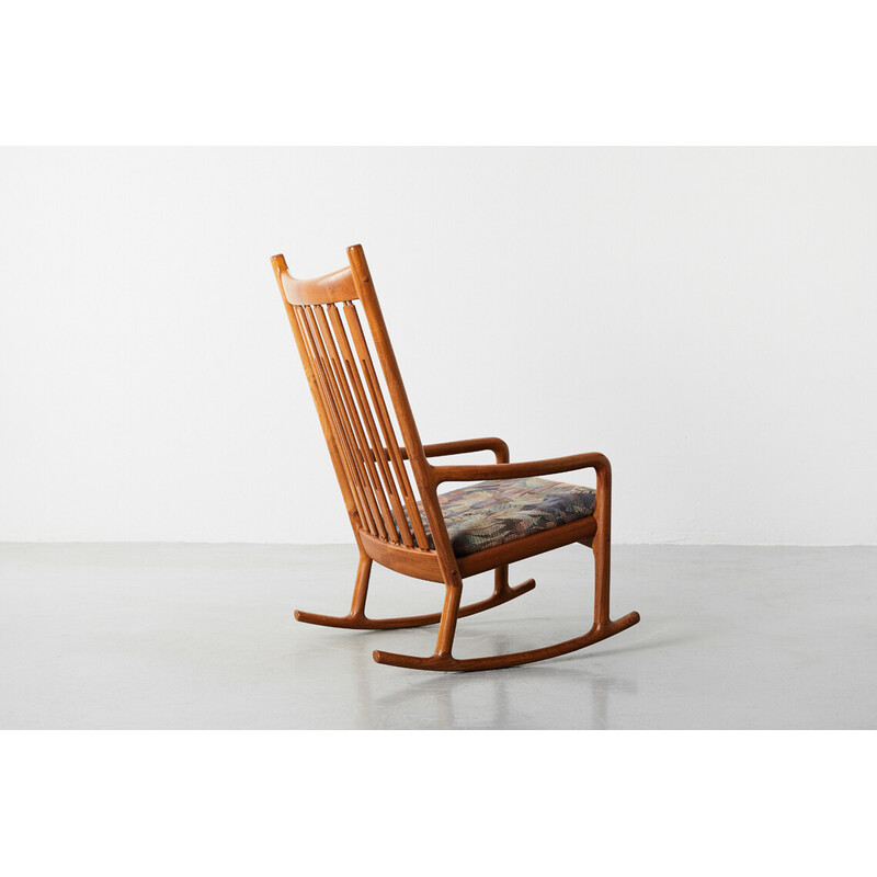 Vintage rocking chair by Hans Olsen for Juul Kristensen