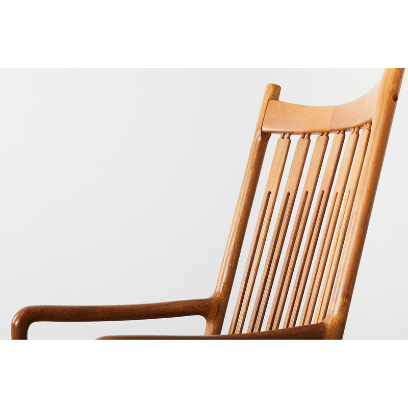 Vintage rocking chair by Hans Olsen for Juul Kristensen