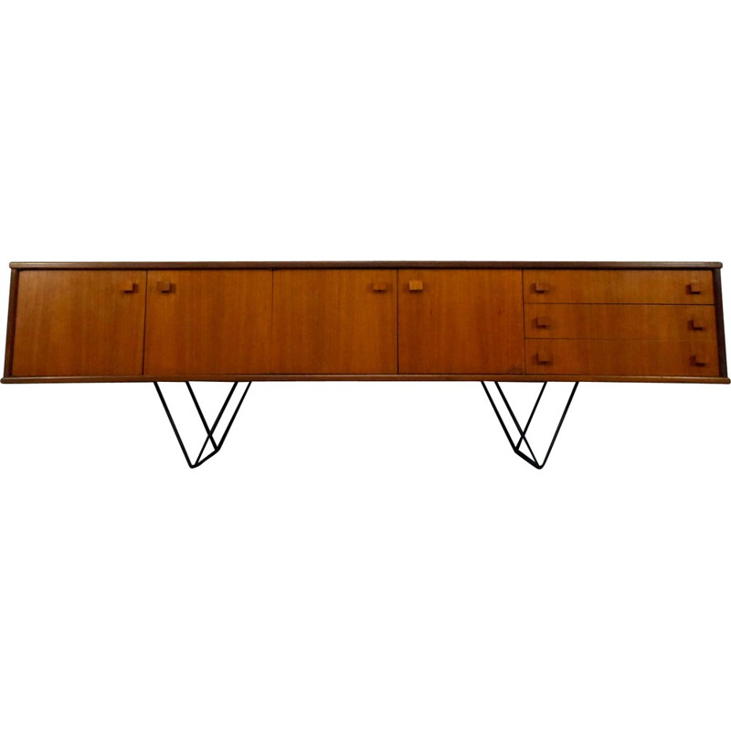 Vlegs Sideboard with steel and V legs - 1950s