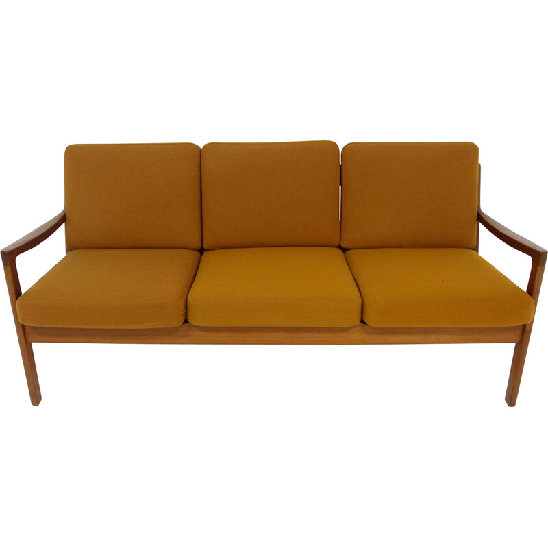 Vintage teak sofa by Ole Wanscher for France & Son, Denmark 1960s