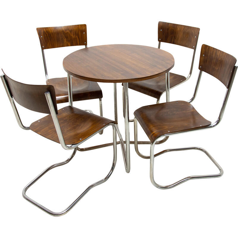 Vintage dining set by Hynek Gottwald, 1930s