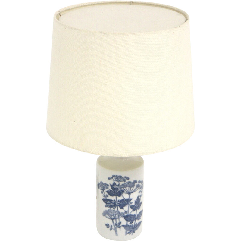 Vintage ceramic table lamp by Fog and Mørup for Royal Copenhagen, Denmark 1970