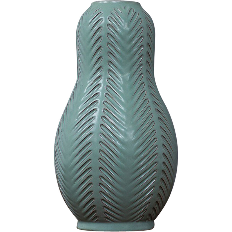 Vintage ceramic vase by Anna-Lisa Thomson for Upsala Ekeby, Sweden 1940s