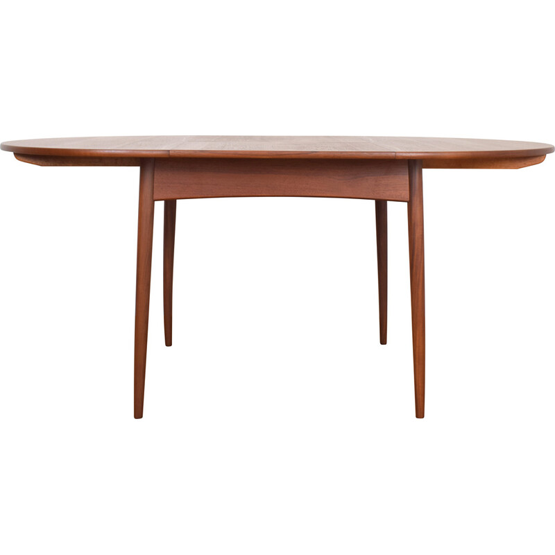 Mesa de comedor extensible danesa de teca de mediados de siglo de Elsteds Mobelfabrik Agerbaek, 1960